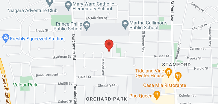 map of 3293 LINDEN Avenue